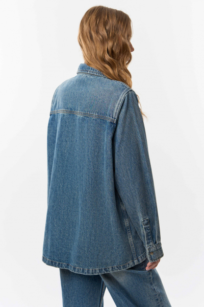 Рубашка Edith FASHION REBELS, цвет: синий FR24FW2SH400W310MB |новая коллекция купить онлайн