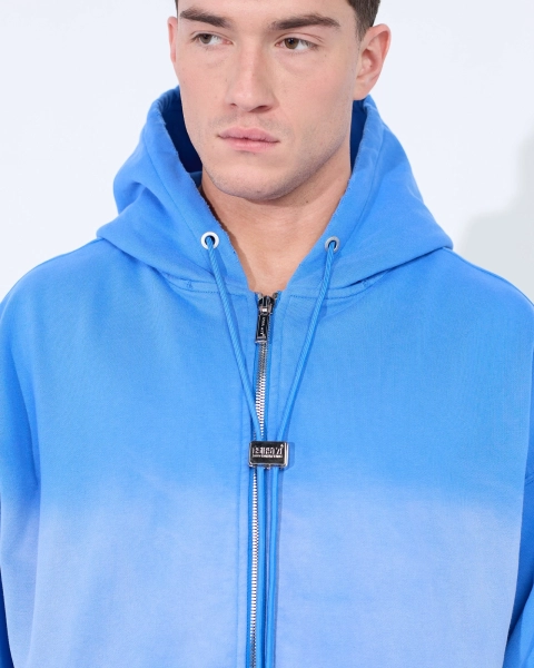 Худи с градиентом ASIA ST 71, цвет: голубой,  купить онлайн