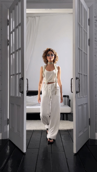 Брюки stripes Y.SO, цвет: stripes,  купить онлайн