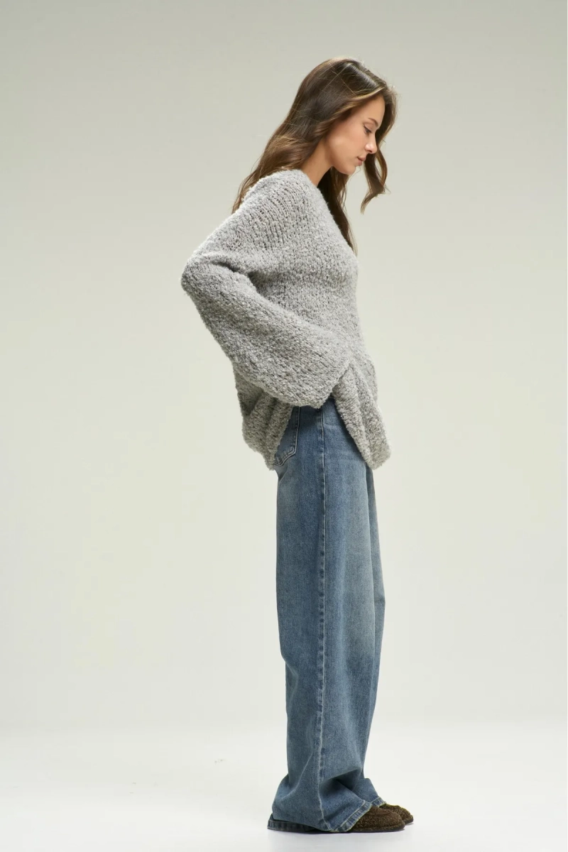 Джемпер Букле HAND MADE Grey Erist store, цвет: Светло-серый, НФ-00002527 купить онлайн