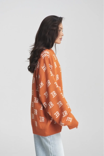 Джемпер Cotton Jacquard Apricot Erist store, цвет: оранжевый, НФ-00001664 купить онлайн