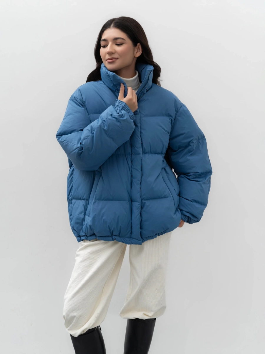 Пуховик Base TRES, цвет: голубой, НФ-00002440 купить онлайн