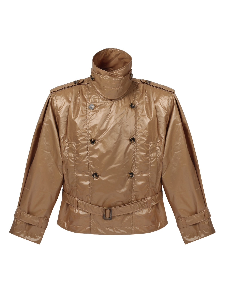 Куртка с глянцевым покрытием SORRY, I’M NOT, цвет: коричневый,  купить онлайн