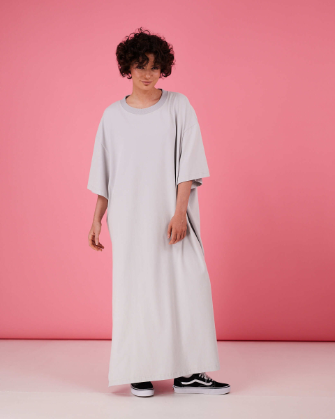 Платье-футболка TABOO, цвет: серый, DrTh-Gr купить онлайн