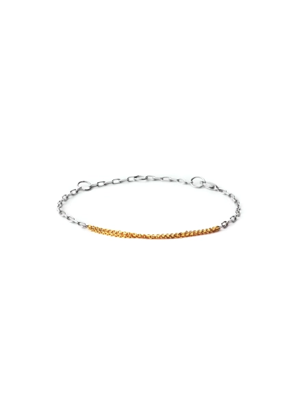 Серебряный браслет "Chains" SBLESKOM, цвет: серебро, 11982 купить онлайн