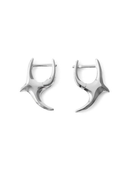 Серебряные серьги «Птицы»