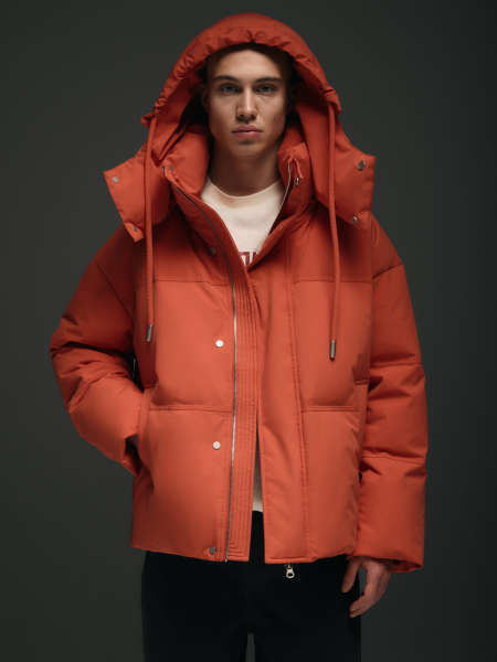 Пуховик Frostkill puffer NAIPACHE, цвет: оранжевый,  купить онлайн