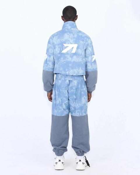 Джоггеры с логотипом-стрелкой ASIA ST 71, цвет: голубой, Ast71.jogg-mix-nylon-blue купить онлайн