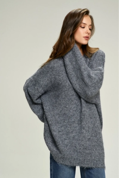 Джемпер Oversized из смесовой шерсти Grey Erist store, цвет: серый, НФ-00002932 купить онлайн