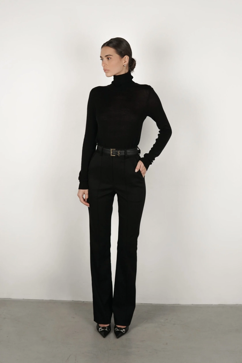Брюки костюмные со стрелками Y.SO, цвет: black,  купить онлайн