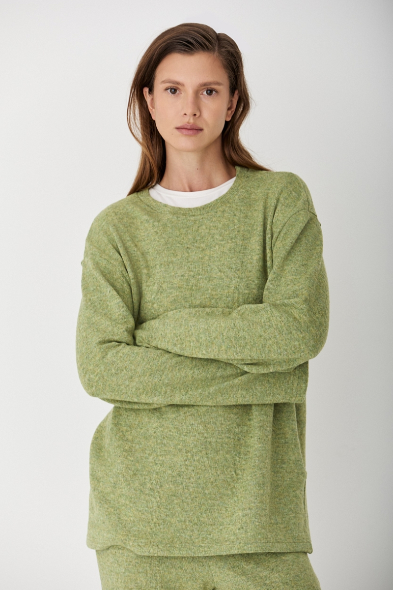 Свитшот из смесовой шерсти CL