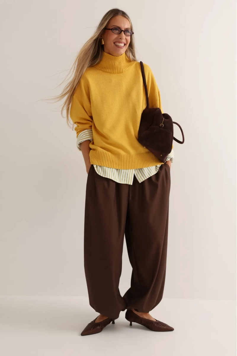 Брюки-алладины Brown Erist store, цвет: коричневый, НФ-00002714 купить онлайн