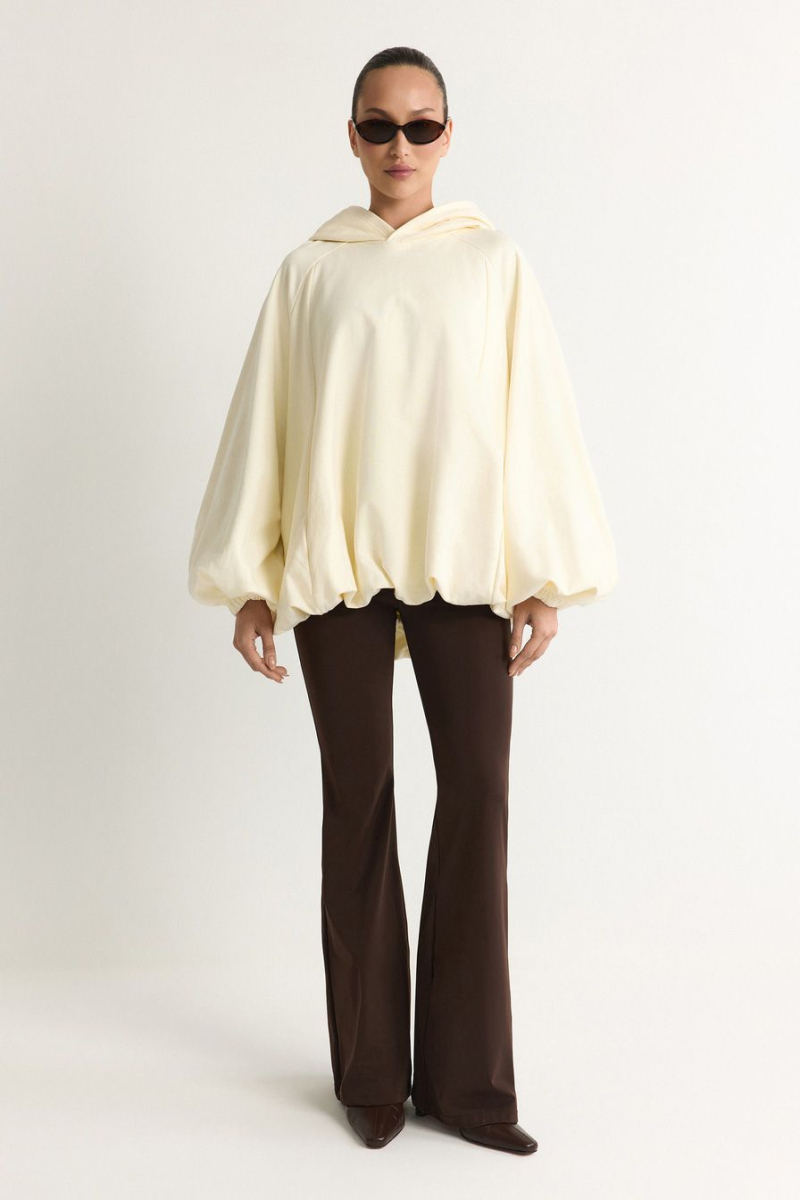 Худи из 100% хлопка TOPTOP, цвет: молочный, TT.054.18772.120 купить онлайн