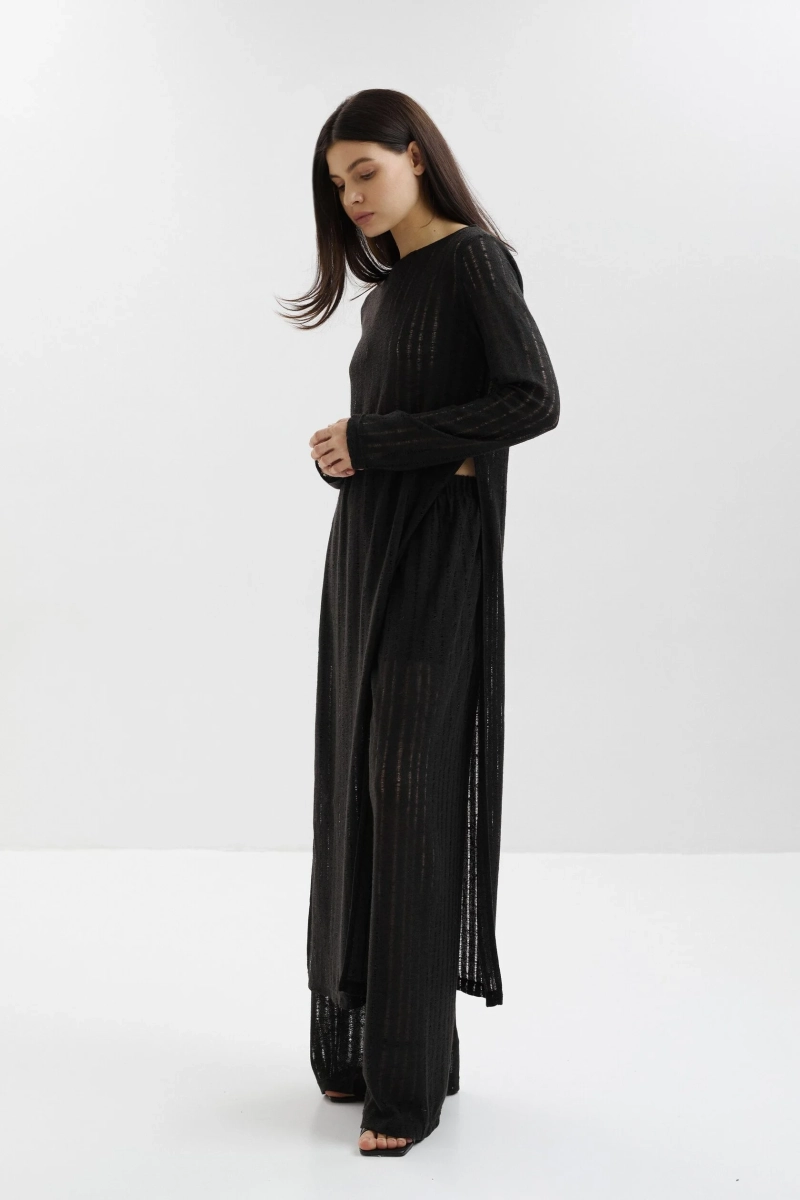 Удлиненный лонгслив marte, цвет: Черный,  купить онлайн