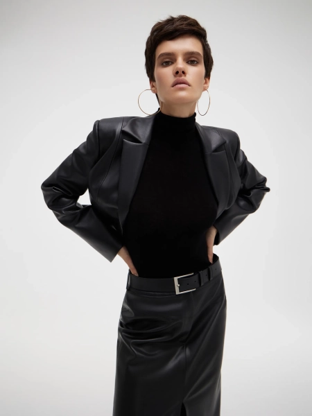 Водолазка DAINTY шерсть мериноса ANNA PEKUN, цвет: Черный, 42.1752.900 купить онлайн