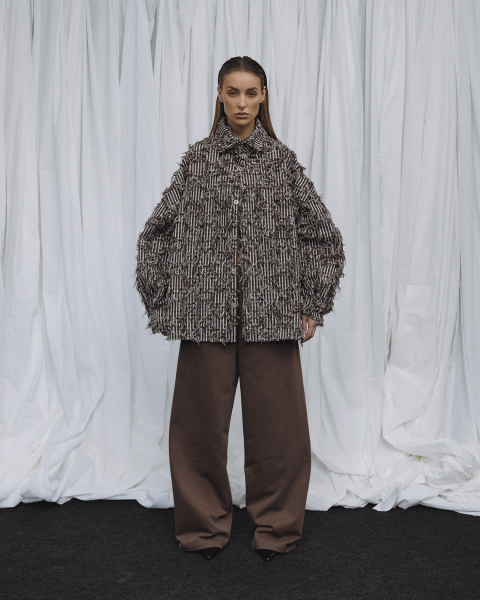 Рубашка URBAN FRINGE Suborbia, цвет: BROWN 04671 купить онлайн