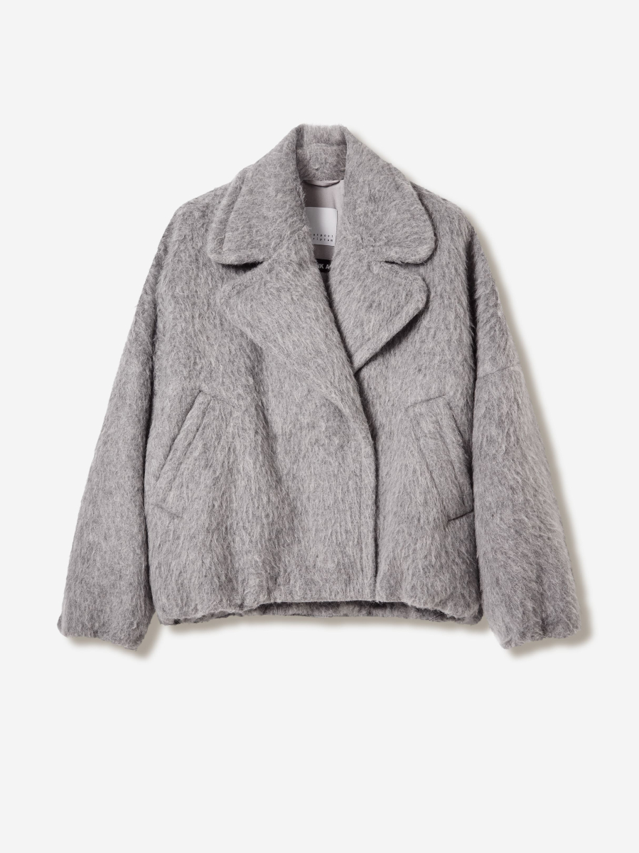 Пальто из фактурной шерсти ‘ Block coat ‘ p.p.s., цвет: серый меланж, 1005.00.00.GRY купить онлайн