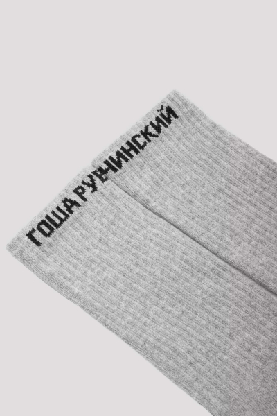 Носки средней длины ГОША РУБЧИНСКИЙ, цвет: серый меланж SOCKS_0103_grey_melange | новая мужская коллекция купить онлайн