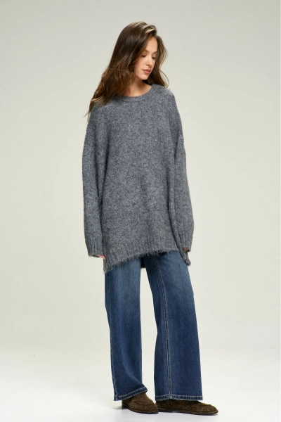 Джемпер Oversized из смесовой шерсти Grey Erist store, цвет: серый, НФ-00002932 купить онлайн
