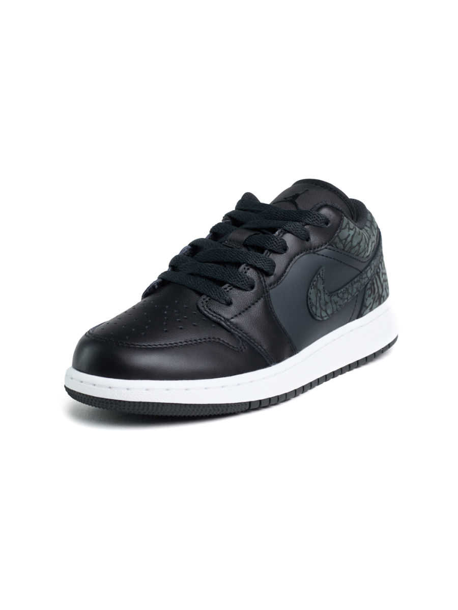 Кроссовки подростковые Jordan 1 Low SE "Black Elephant" GS NKDADDYS SNEAKERS, цвет: Чёрный FB9908-001 купить онлайн