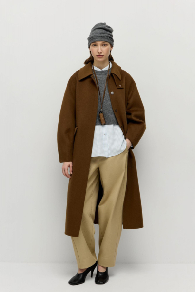 Пальто из шерсти мериноса