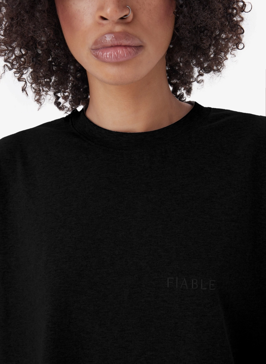 Футболка UNIFORM FABLE, цвет: Черный, TS-FBL-NFRM-RLXD-BLCK купить онлайн