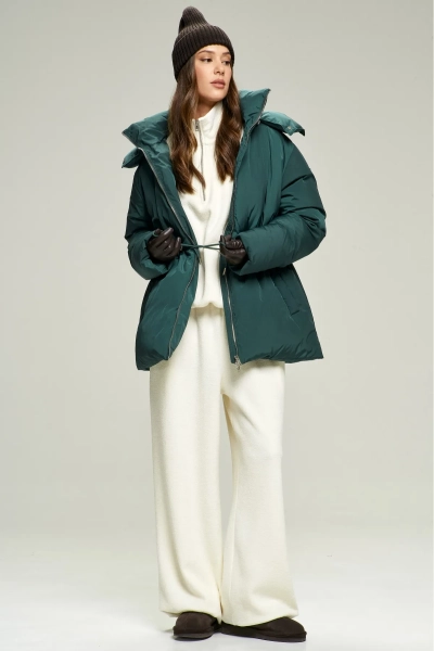 Пуховик на кулиске Pine Green Erist store, цвет: зеленый, НФ-00002825 купить онлайн