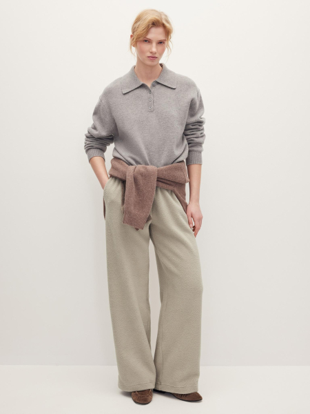 Спортивные брюки из флиса Chaika, цвет: Светло-серый, AW25PA08-11 купить онлайн