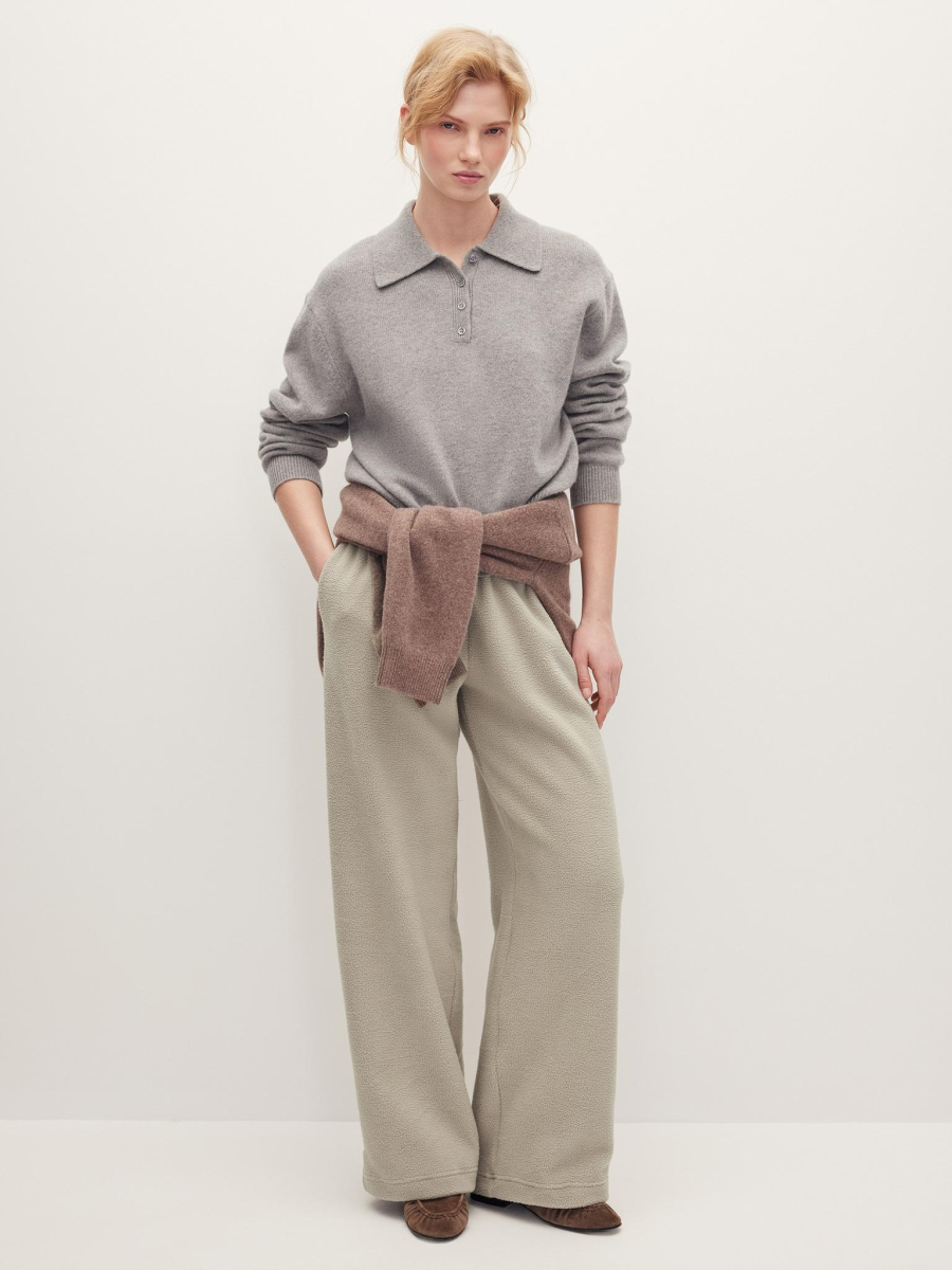 Спортивные брюки из флиса Chaika, цвет: Светло-серый, AW25PA08-11 купить онлайн