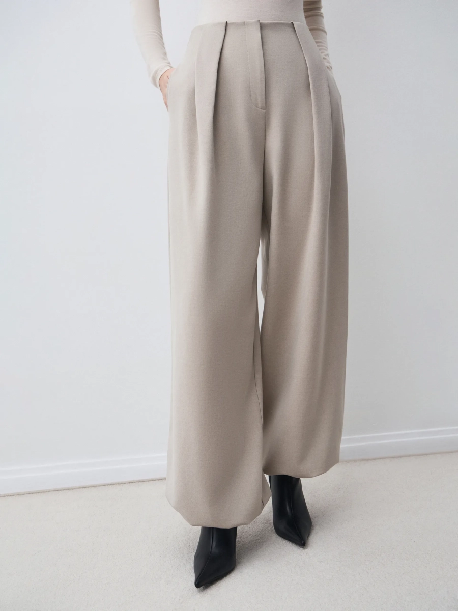 Брюки DIEGO ANNA PEKUN, цвет: бежевый, 50.2549.110 купить онлайн