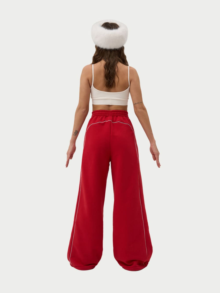 Брюки с кантом утепленные ONSI, цвет: RED,  купить онлайн