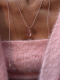 Шнурок LU pink LU JEWEL, цвет: серебро, 29800059961338 купить онлайн