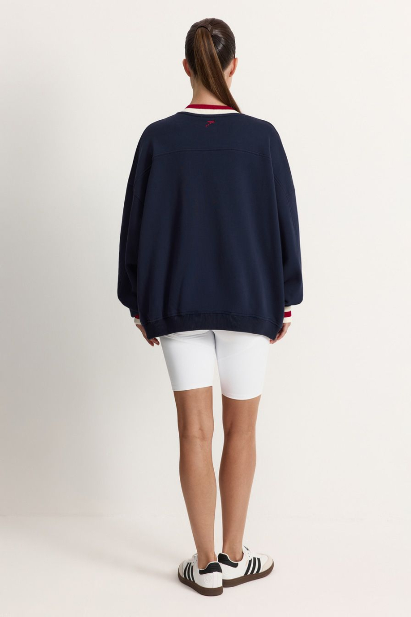 Свитшот из 100% хлопка TOPTOP, цвет: синий, TT.053.17779.621 купить онлайн