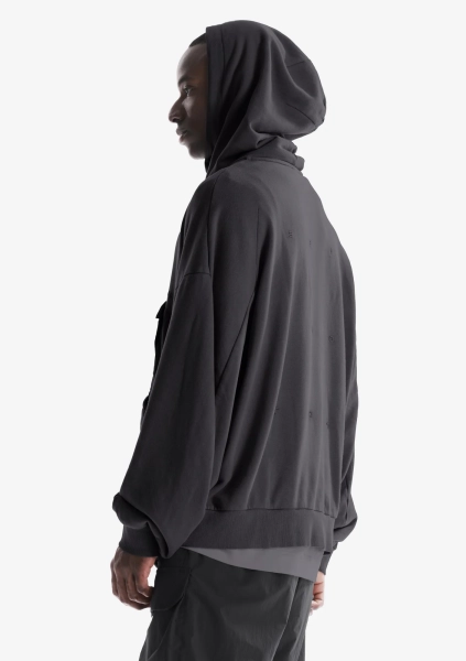 Пуловер-худи KRAKATAU, цвет: темно-серый, Fu122-2 купить онлайн