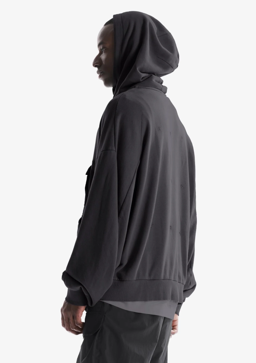 Пуловер-худи KRAKATAU, цвет: темно-серый, Fu122-2 купить онлайн