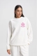 Свитшот Summer Milk&Pink Erist store, цвет: белый, НФ-00001629 со скидкой купить онлайн