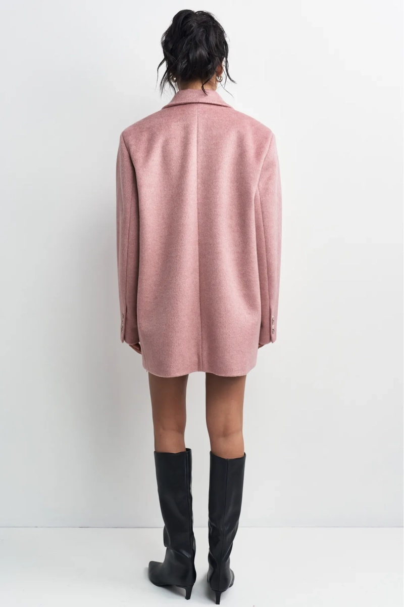 Пальто-жакет Erist store, цвет: розовый, НФ-00003239 купить онлайн