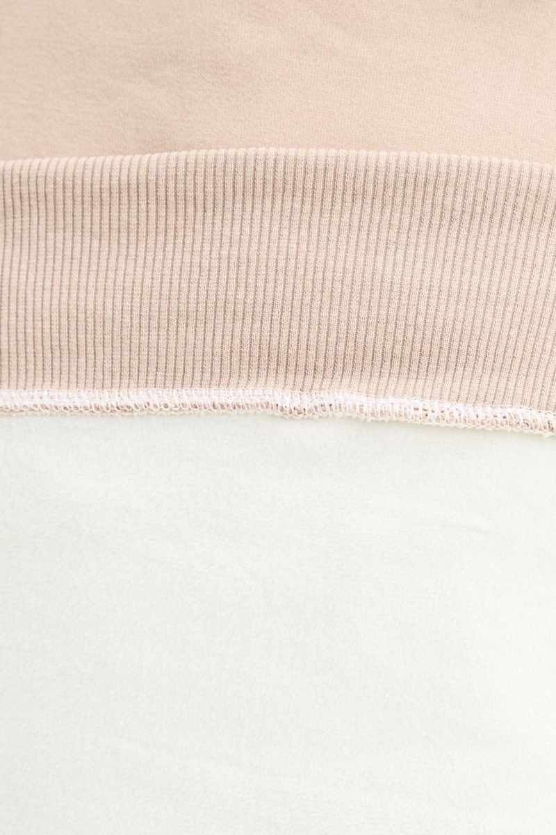 Свитшот с вышивкой ENEVOO, цвет: бежевый, 02846 купить онлайн