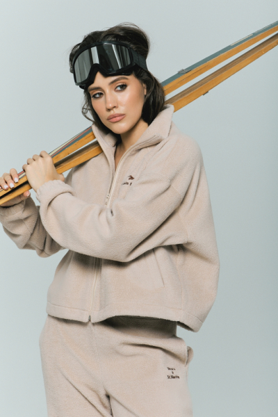 Толстовка из трикотажа teddy Alpine