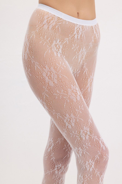 Ажурные колготки TOPTOP, цвет: белый TT.081.16491.100 купить онлайн
