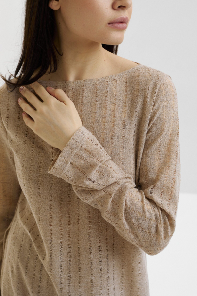 Удлиненный лонгслив marte, цвет: бежевый,  купить онлайн