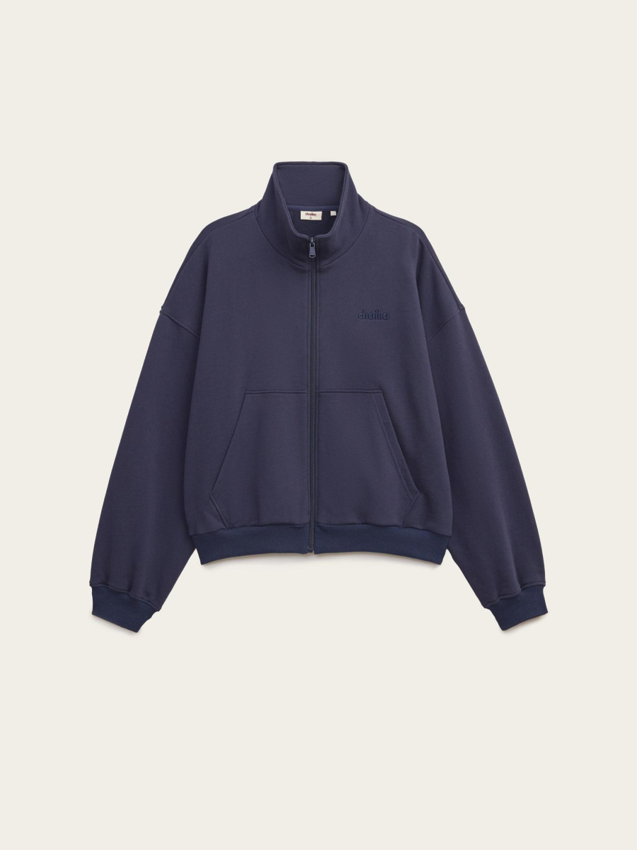 Толстовка на молнии с вышивкой Chaika, цвет: темно-синий, SS26HO02-24 купить онлайн