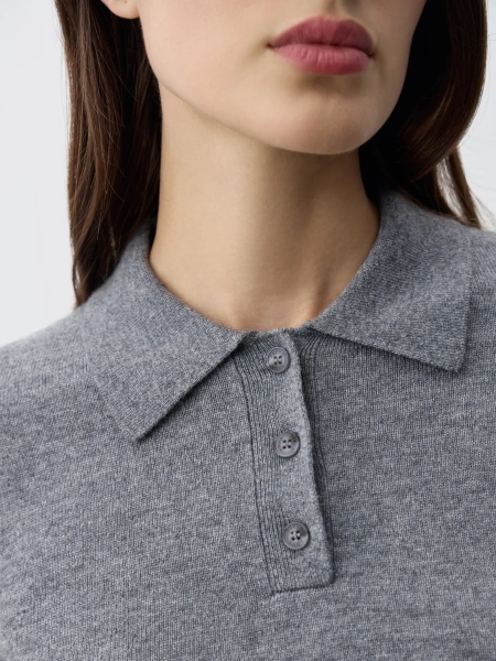 Джемпер-поло PERSIA ANNA PEKUN, цвет: серый, 40.2517.800 купить онлайн