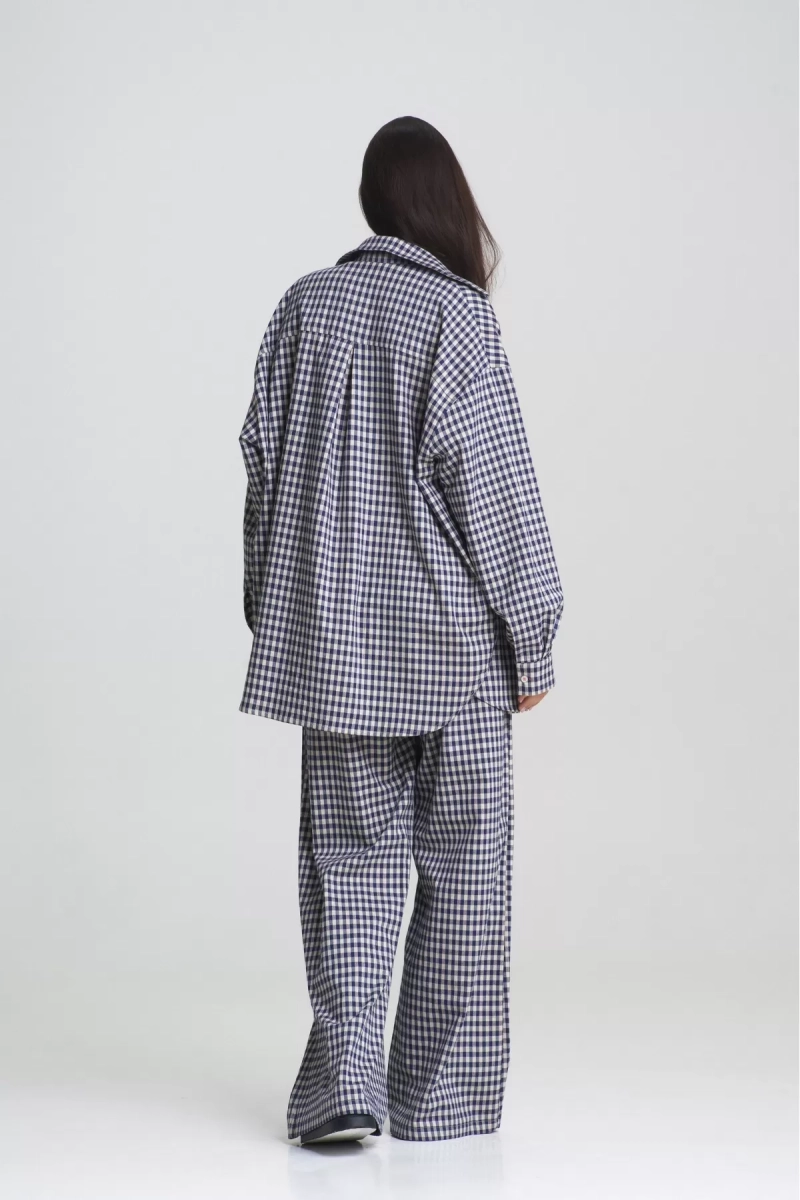 Костюм Summer в клетку Blue Erist store, цвет: синий, НФ-00002463 купить онлайн
