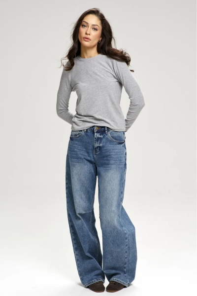 Лонгслив Base Grey Melange Erist store, цвет: серый, НФ-00003134 купить онлайн