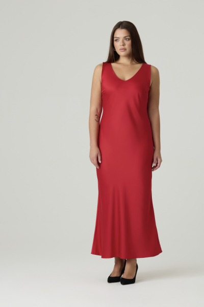 Платье-комбинация на широких бретелях