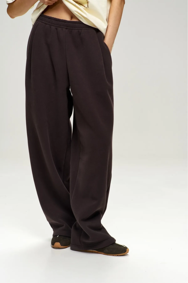 Брюки с начесом Brown