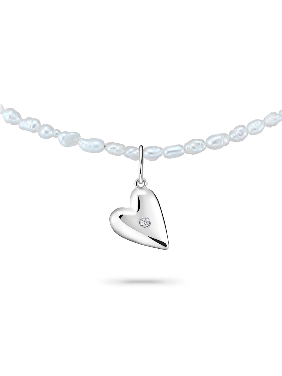 Подвес LOVE с фианитом LU JEWEL, цвет: серебро, 29800059961359 купить онлайн