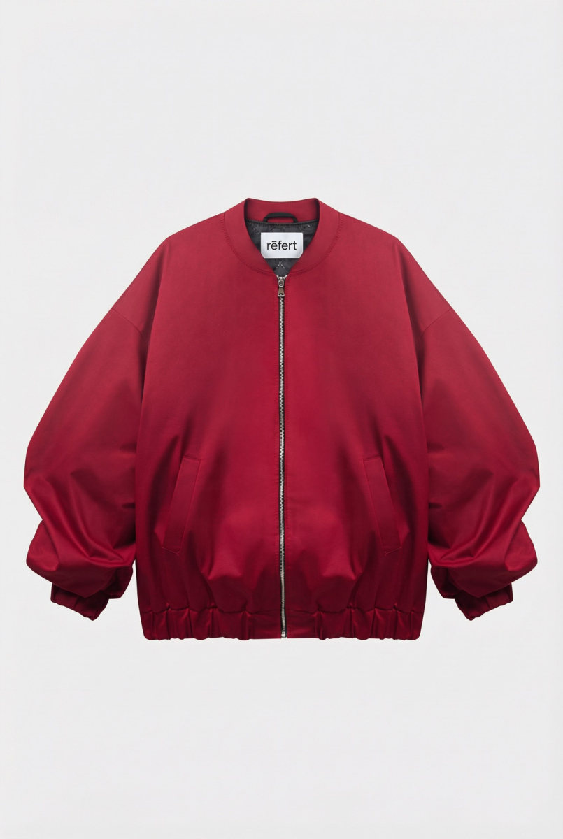 Бомбер утепленный из плащевой ткани