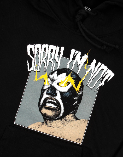 Худи Wrestler SORRY, I’M NOT, цвет: Черный, WdbfgXgkhU32GzrRcLAQw1 купить онлайн